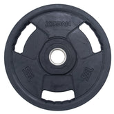 Black Jordan Olympic Rubber Classic Discs 15kg